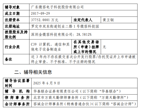优配库 OPPO小米参投的这家陶瓷电容器企业开启上市辅导了