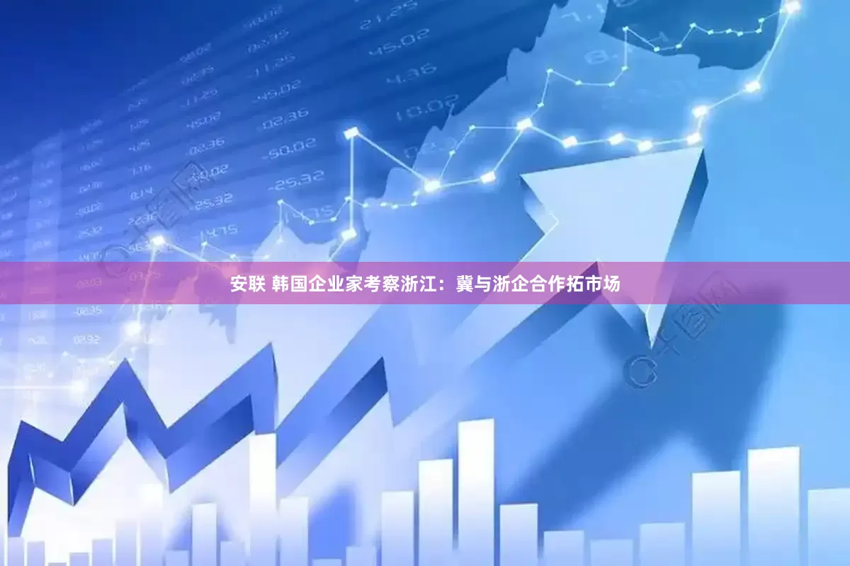 安联 韩国企业家考察浙江：冀与浙企合作拓市场